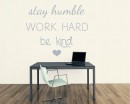 Stay Humble Quotes Wall Decal Motivational Vinyl Art Stickers